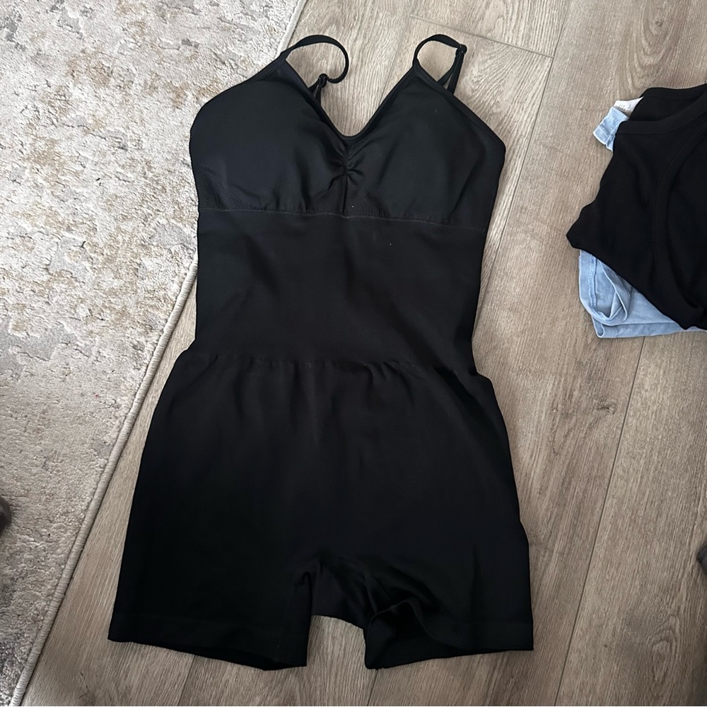Black Tank Romper
